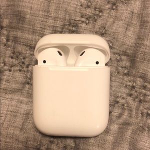 Airpods with case and box if needed